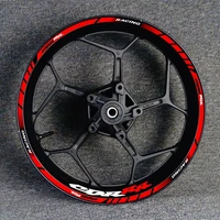 motorcycle refit cbr650fcbr600rrcbr1000rr f5 wheels rims hub sticker with waterproof reflective for