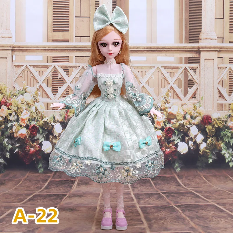 Аксессуары для кукол 22 дюйма 60 см одежда шарнирной куклы кружевное свадебное