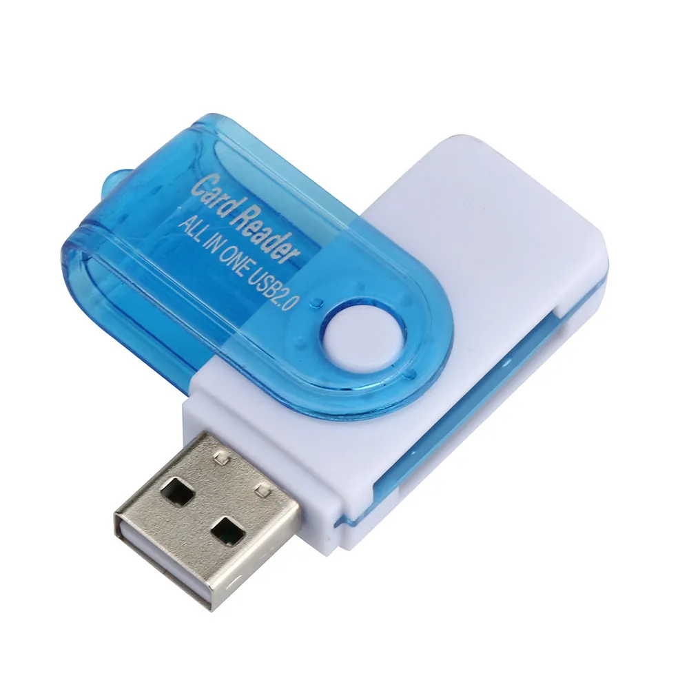 

USB 2.0 All in one Multi Memory Card Reader for Micro SD/TF M2 MMC SDHC MS Duo USB 2.0 All-in-one Memory Card Reader All in 1
