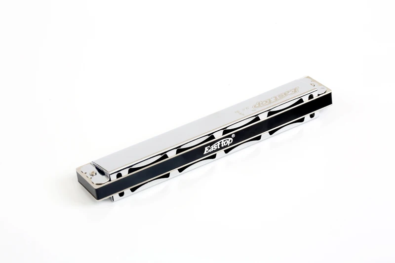 T2406 EASTTOP Профессиональный музыкальный инструмент 24 Отверстия латунная крышка гармоника