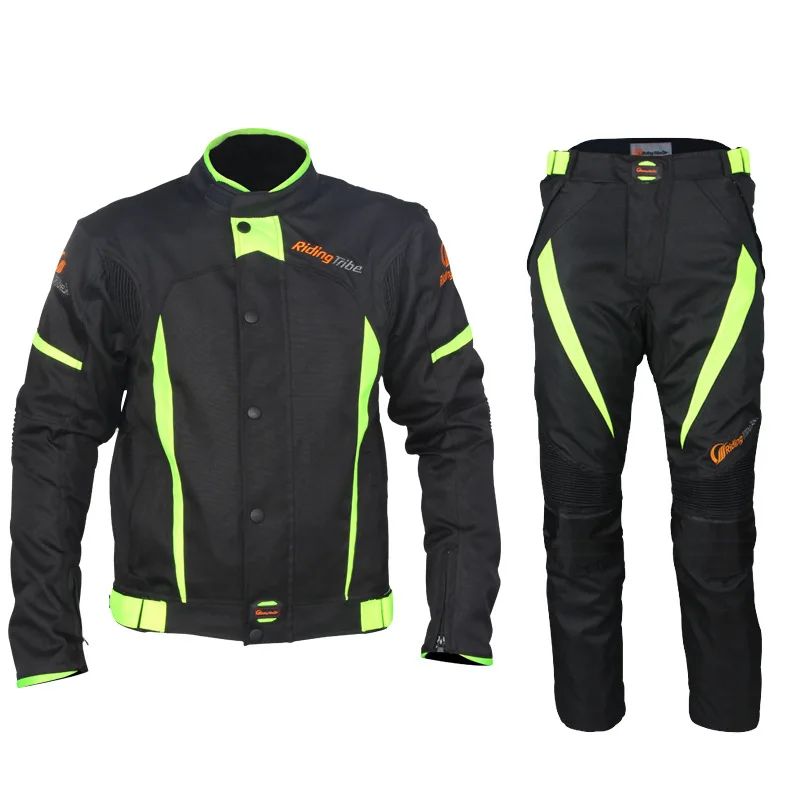 

Motorcycle Cycling Clothes Suit Men's and Women's Racing Suit Waterproof Clothes with Protective Gear
