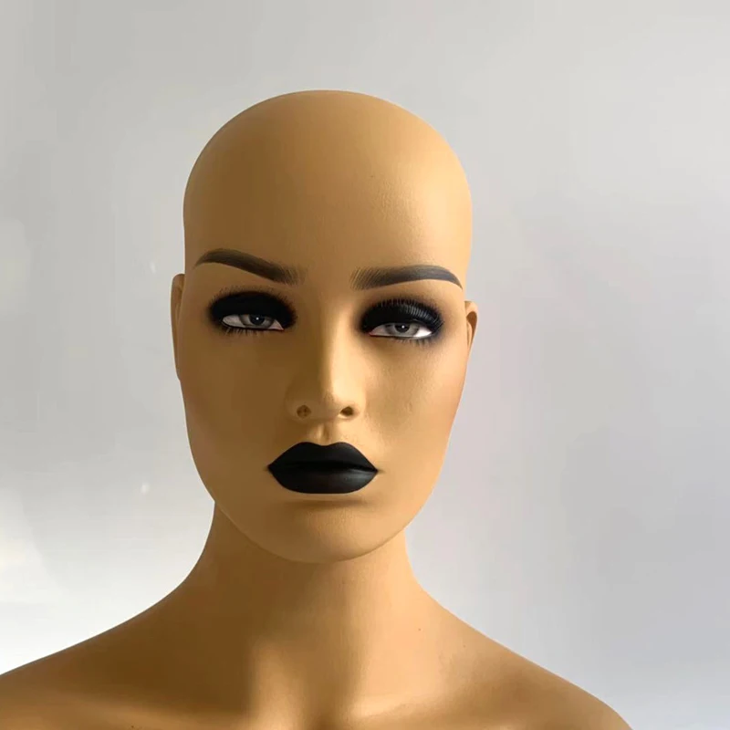 США Высокое качество реалистичный манекен женщина голова витрина из
