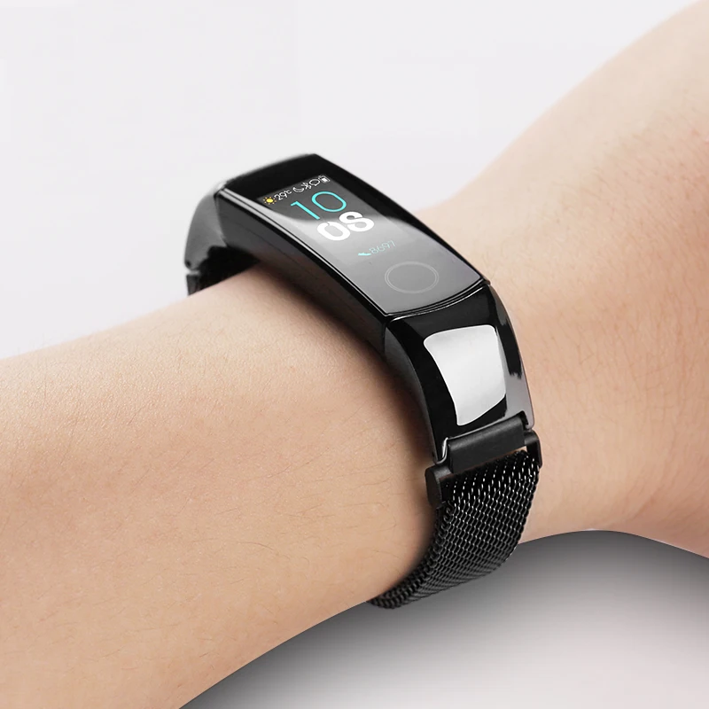 Металлический ремешок для Huawei Honor Band 4 с магнитной пряжкой металлический браслет 5