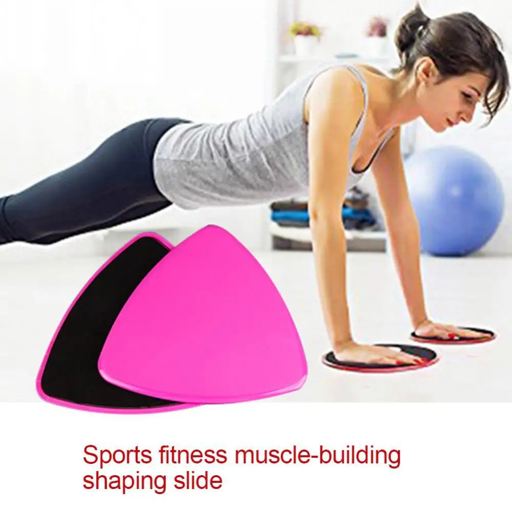 

2Pcs Triangle FoamBody Core Exercise Workout Yoga Fitness Slider Gliding Disc Pad Triangle Shape Sports And Fitness