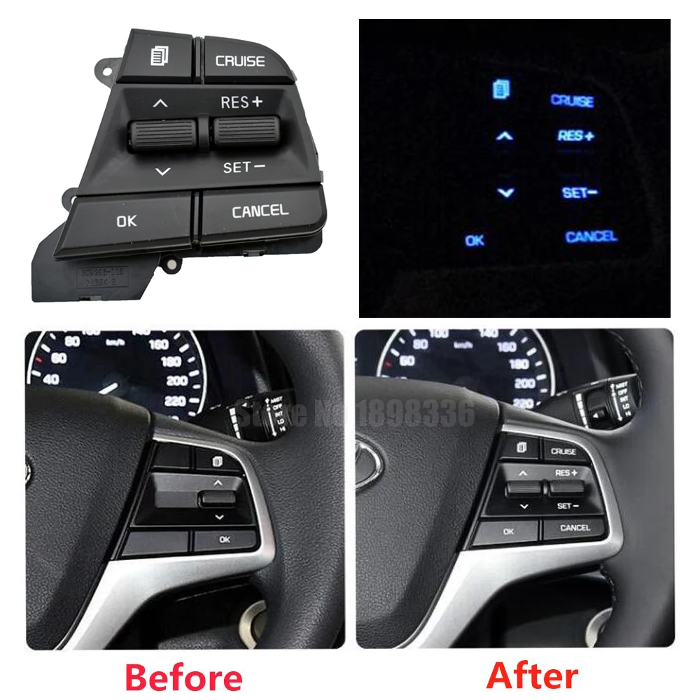 Кнопочный переключатель на руль правый для Hyundai Elantra 1 6 AD 2016 2017 | Автомобили и