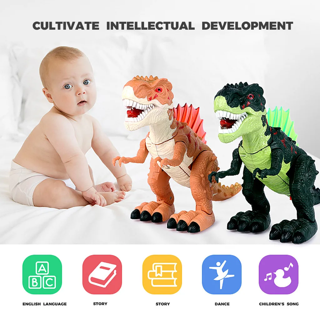 Пульт дистанционного управления ходячий динозавр игрушка моделирование милый