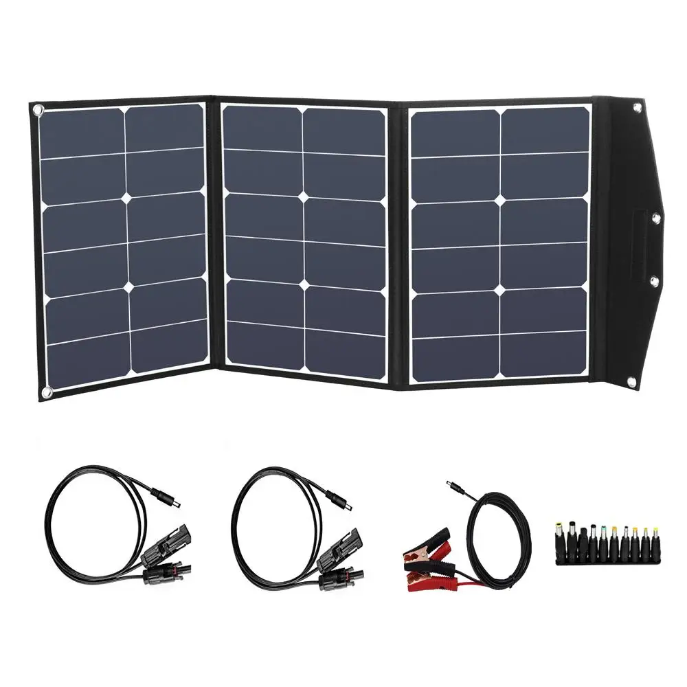 SUNGOLDPOWER 60 Вт Складная солнечная панель для генератора солнечной энергии с 2