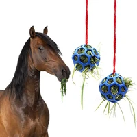 cattle horse multipurpose feeding dispenser stretchable toy ball feeding toy hay feeder horse treat ball