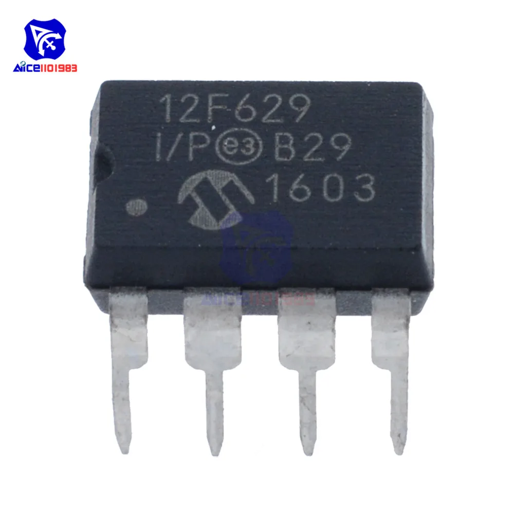 Оригинальные интегральные схемы diymore микросхемы PIC12F629-I/P 12F629-I/P 12F629 DIP-8 MCU IC |