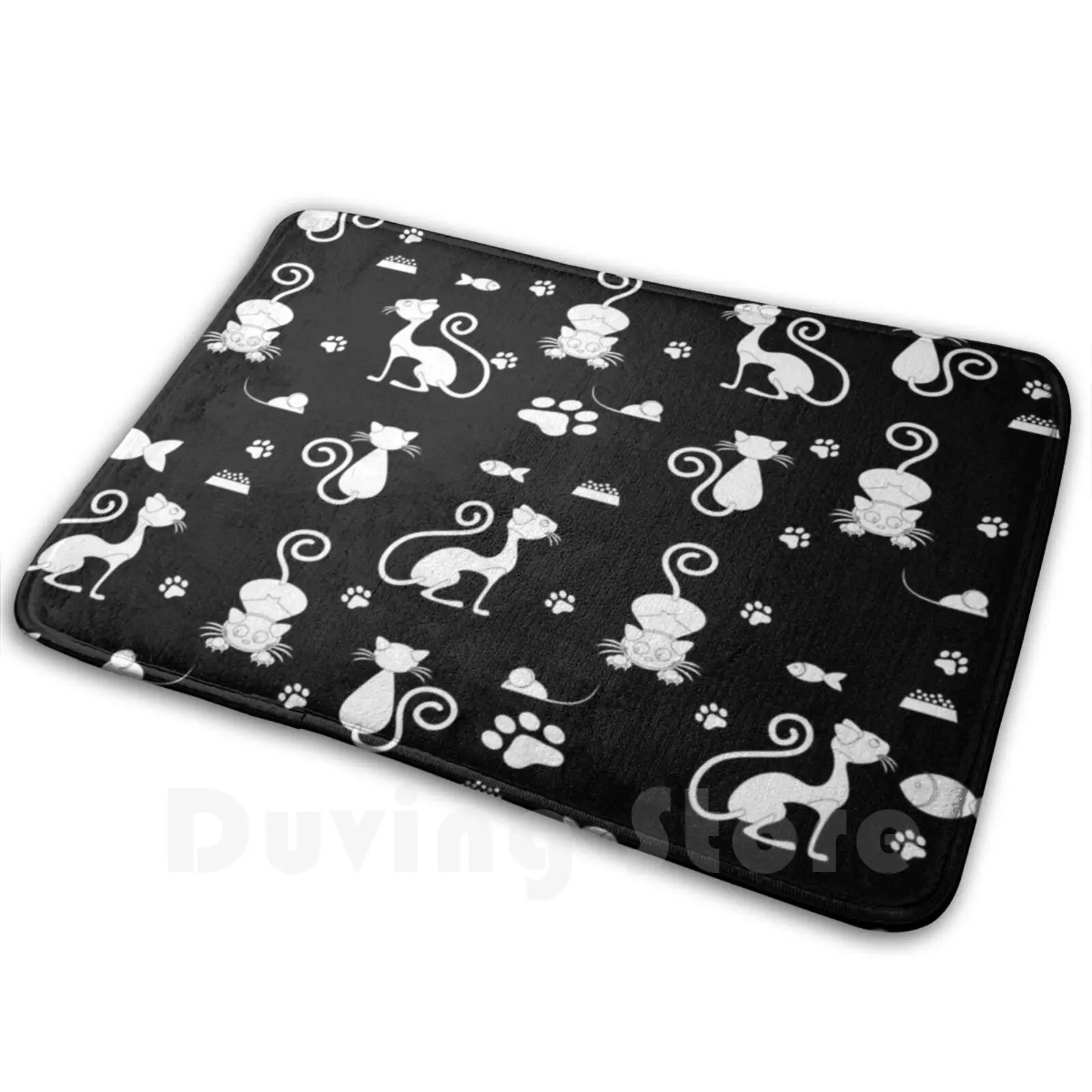 

Suspicious Cats Carpet Mat Rug Cushion Soft Non - Slip Suspicious Cats Cat Cats Halloween 2020