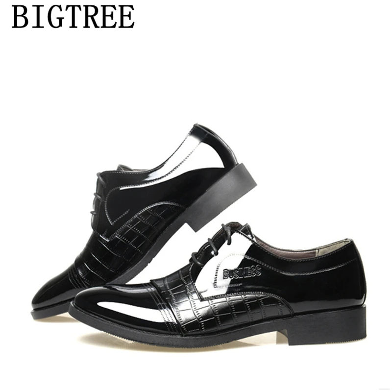 Роскошные Для мужчин офисные туфли в итальянском стиле туфли-оксфорды для