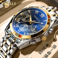 mens watches moonwatch chronograph quartz wrist watch for men waterproof sports men watch luminor top brand luxury mens watch