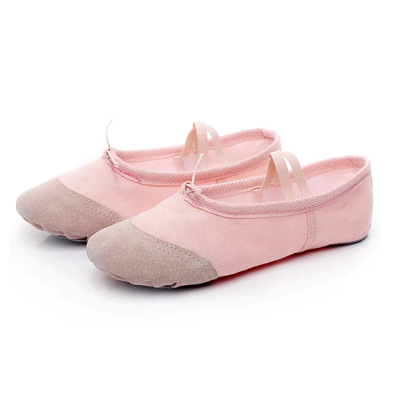 Adult Dance Shoes Soft Bottom Children Ballet Practice Yoga Gymnastics Canvas Flat |