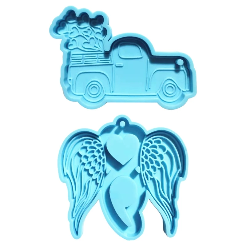

Creative Valentine's Day Series Cellphone Chain Epoxy Resin Mold Keychain Casting Silicone Mould DIY Crafts Tool