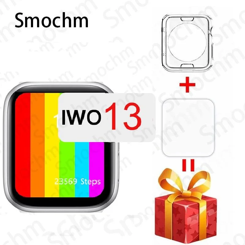 Водонепроницаемые Смарт часы Smochm IWO 13 Pro W56 бесконечный экран беспроводная Серия 6