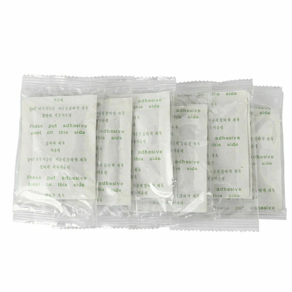 

100 шт. детоксикационные патчи для ног бамбуковый уксус подушечки для ухода за ногами токсины для тела Очищение похудения травяной адгезив