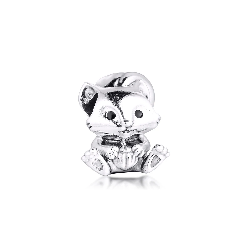 

Fits 925 Original Bracelet for Women Silver 925 Cute Squirrel Charms Beads for Jewelry Making kralen berloques abalorios