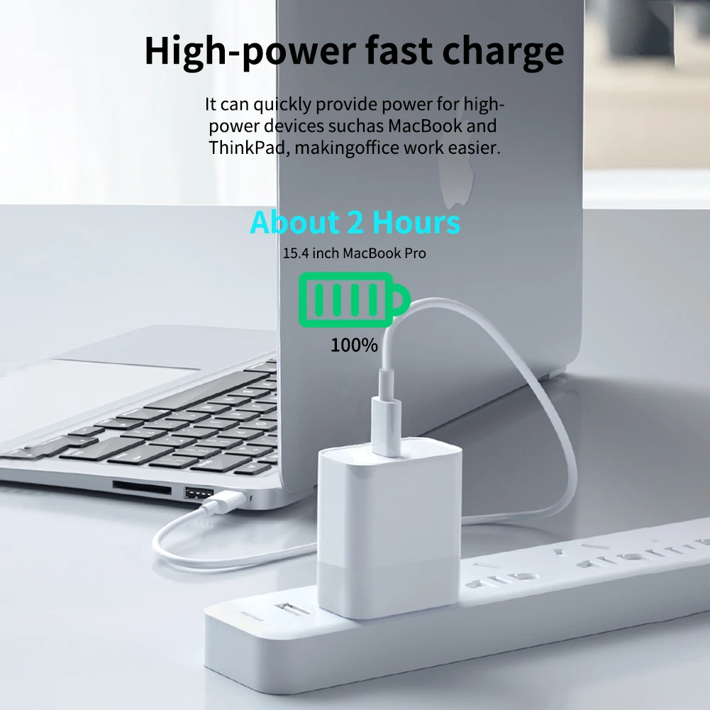 адаптер питания byscoon 65 вт type c pd3 0 usb c бы