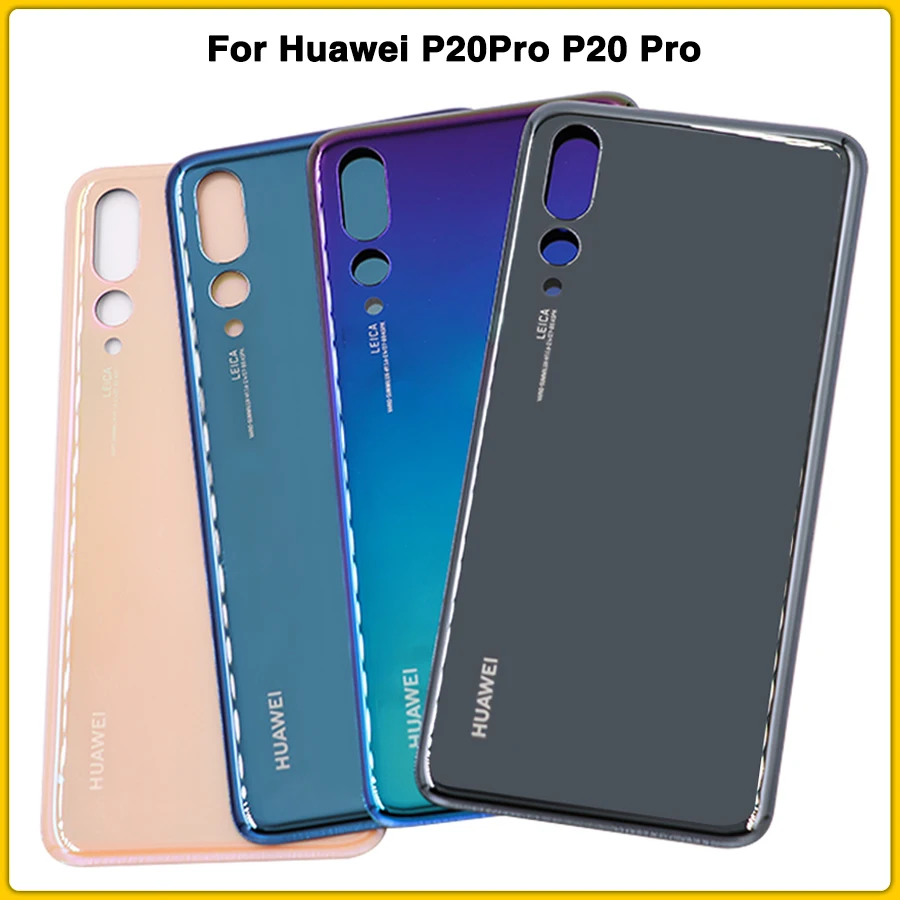 Чехол для задней панели P20 Pro для huawei P20Pro P20 Pro, задняя крышка для батареи, запасная стеклянная крышка для задней панели