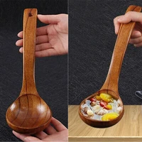 spoon new cooking utensil dessert rice teaspoon long handle kitchen wooden soup spoon