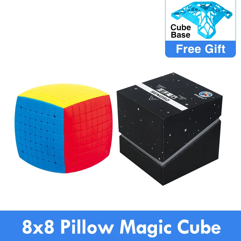 Новинка Магический кубик пазл Sengso с подушкой 8x8 профессиональный ShengShou 8x8x8