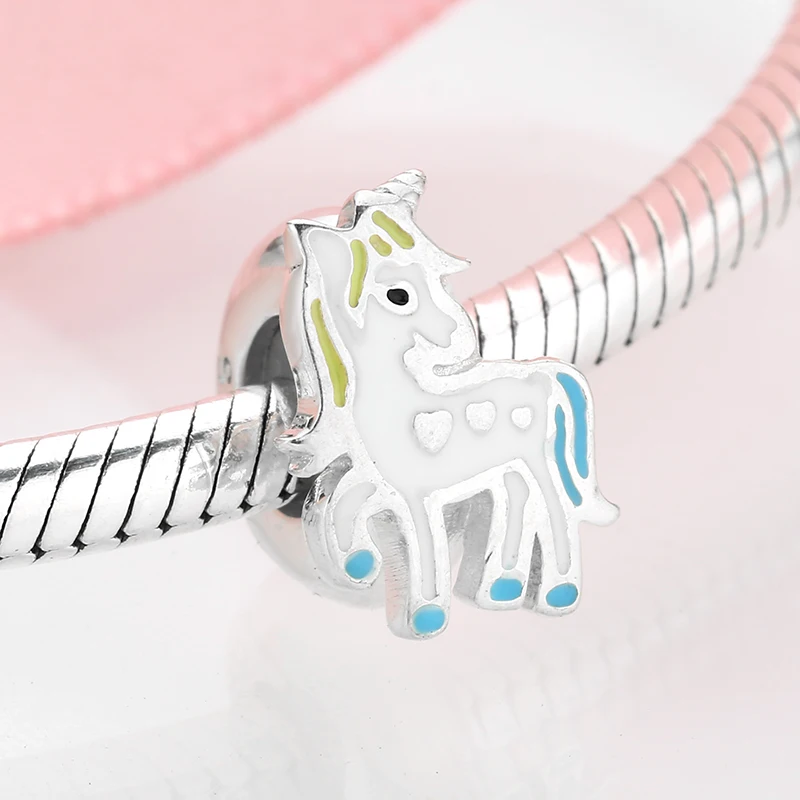 Лидер продаж Красивая миф Единорог Licorne 925 пробы серебряные разделяющие