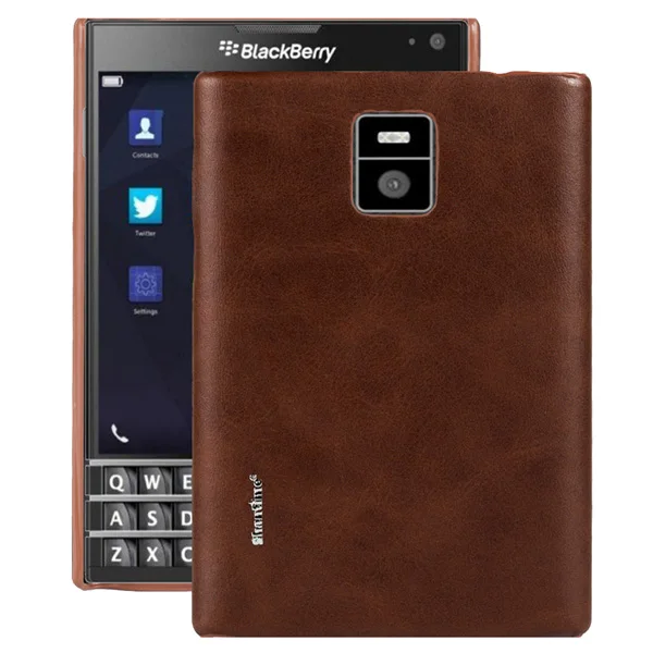 Для BlackBerry Passport Q30 Чехол-обложка винтажная Обложка на заднюю панель из искусственной кожи для BlackBerry Passport Q30 деловой чехол для телефона - Цвет: BROWN