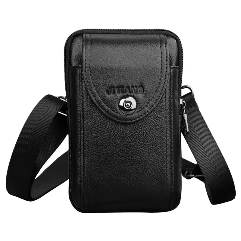 Новая кожаная сумка почтальон мини для мужчин Ретро Бизнес Офис маленькая на