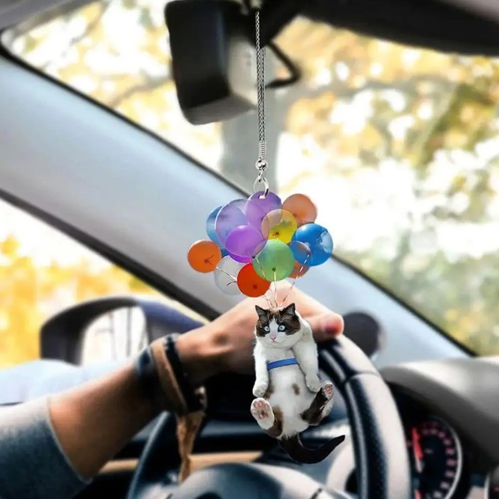 Автомобильные подвесные украшения &quotКошки&quot с фотофоны изображением цветных