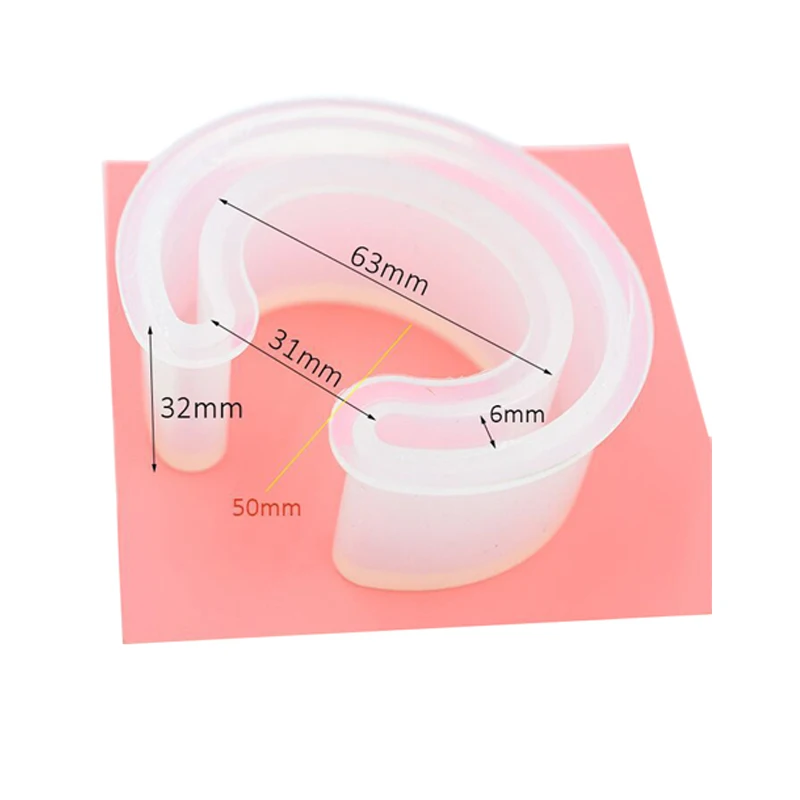 Цветок приглашение открытый манжета Круглый Стиль Браслет силиконовая форма для