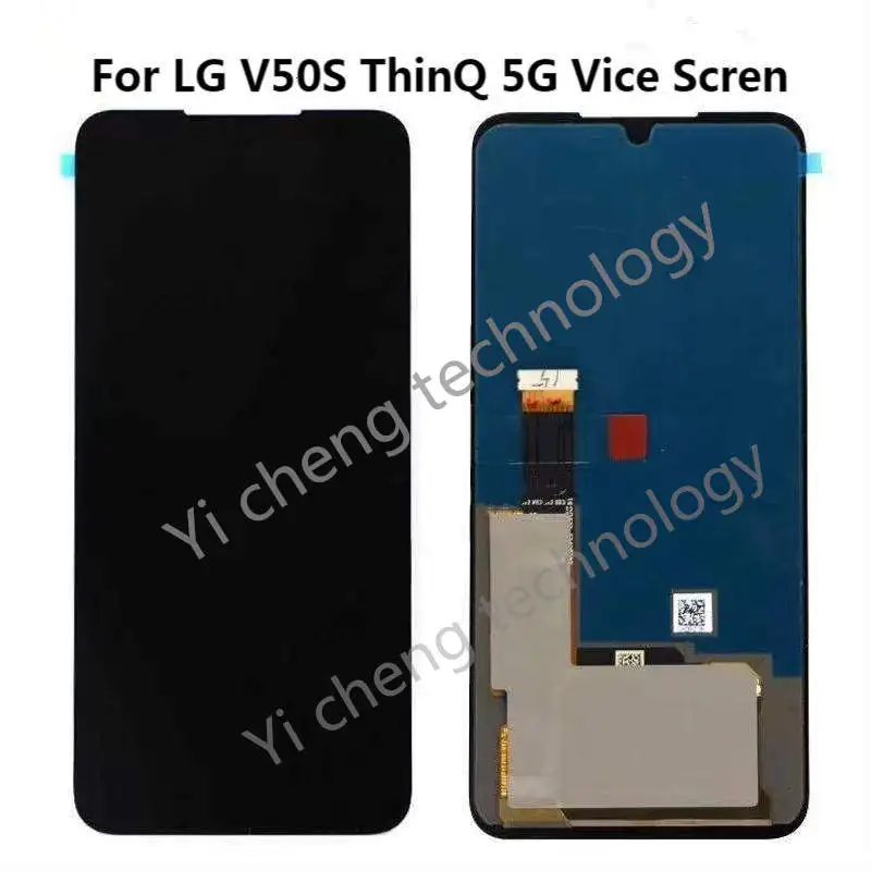 Cena Dla LG G8X ThinQ Vice Wyświetlacz Panel Dotykowy LCD Ekran Digitizer Zgromadzenie Pomóc Ekranu LG V50S LM-zastępca V510N LCD Ekran Podwójne