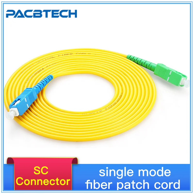 

SC Singlemode Fiber Optic Patch Cable SC APC-UPC SM 2.0 or 3.0mm 9/125um FTTH Fiber Patch Cord Optical Fiber Jumper 3m 10m 30m