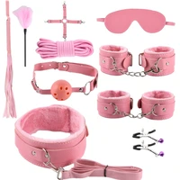 bondage handcuffs for sex collar whip gag nipple clamps bdsm bondage rope erotic adult sex toys for adults couples anal butt