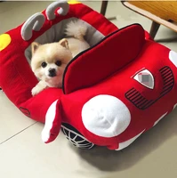 puppy dog bed fashion car shape soft material durable nest house warm cushion pet kennel