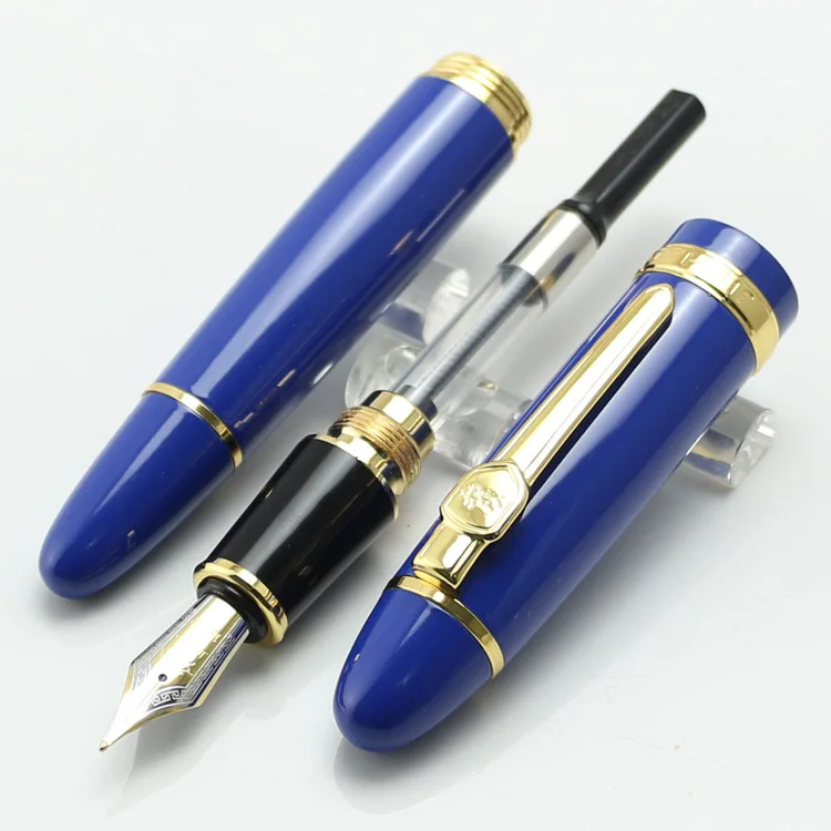 JINHAO 159 Новый дизайн синяя яркая с серебряной фоторучкой