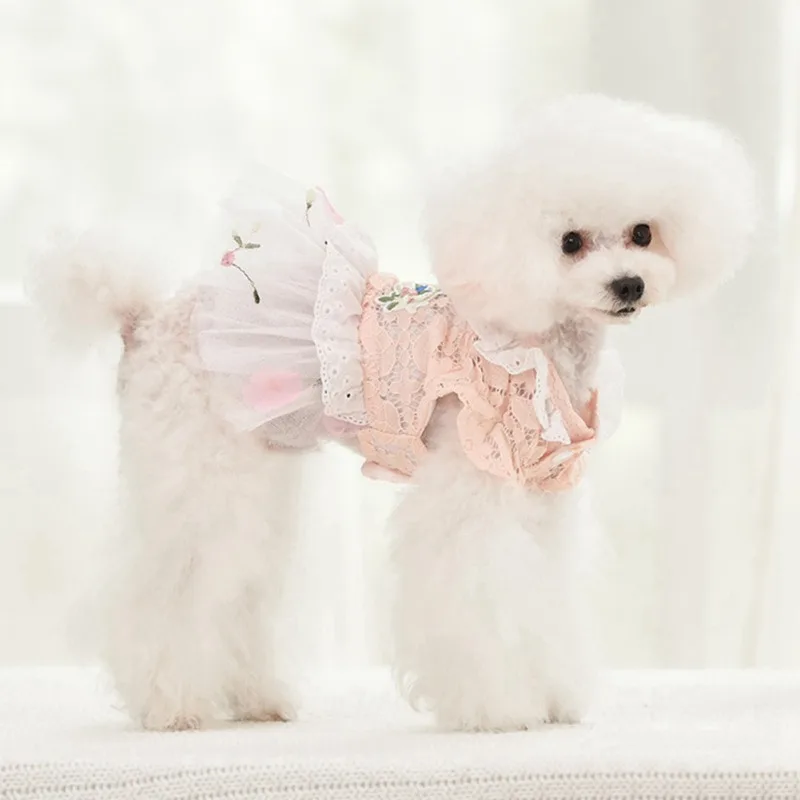 

Pet Dog Dress Puppy Princess Dresses For Small Medium Dogs Chihuahua Pet Clothing Yorkshire Pug Ropa Perro Dog Dresses