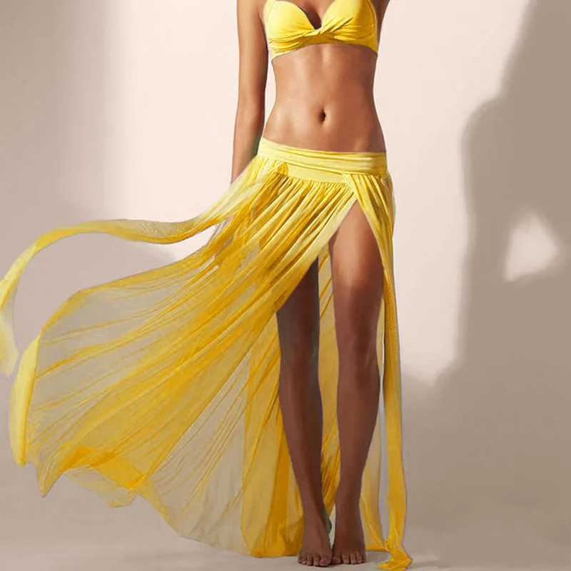 

Swimwear Cover Up Women Sexy Bikini Ladies Swimsuit Summer Beach Dress Maxi Wrap Skirt Sarong Beachwear Sheer Dresses