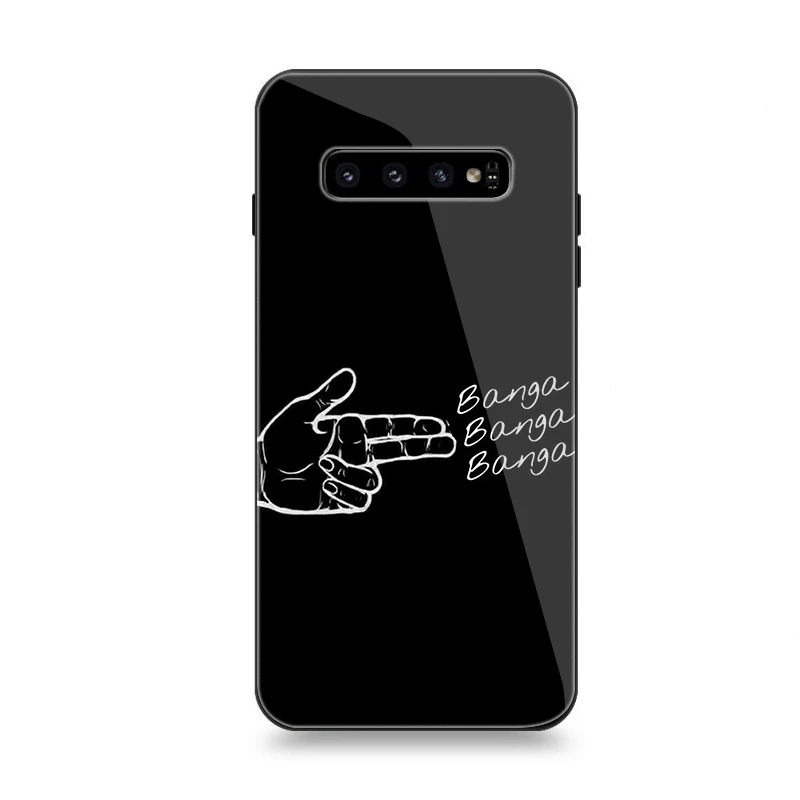 Phone Case Glass For Samsung A10 A20 A30 A40 A50 A60 A70 S7 Edge S8 S9 S10 Plus Cover Friends | Мобильные телефоны и
