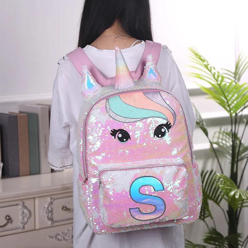 

Unicorn Fashion Women PU Leather Shoulder Bag For Teenage Girls Kids Multi-Function Small Bagpack Female Ladies School Backpack
