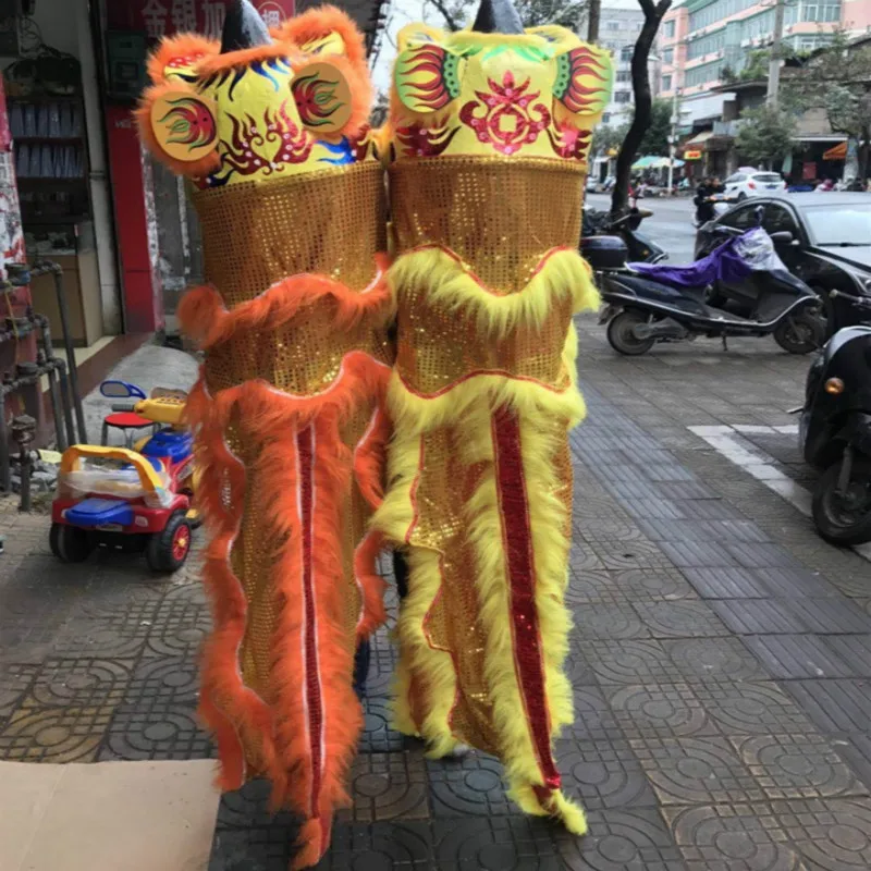 Китайский костюм талисмана для танца льва Детский детский танцевальный