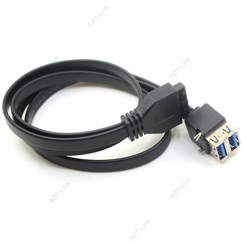Usb 3.0 20 контактный разъем для 2 usb разъемов a мама материнской платы адаптер