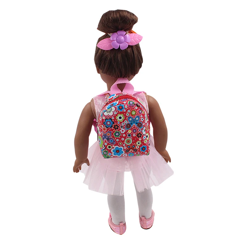 1 шт. сумка для кукол Аксессуары Рюкзак 17 18-дюймовых американских милые мини