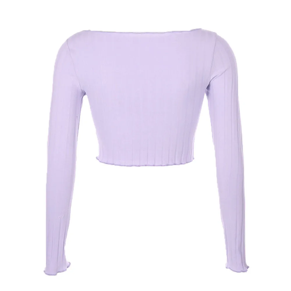 

2020 Women's Fall Shirt Knitting Top Elastic Wrapped Casual Party High Neck Warm Ruffle Underwear Lady Yoga Winter Clothes