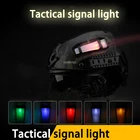 Военный шлем сигнальный светильник Водонепроницаемый тактический бой Airsoft Безопасность вспышка светильник на открытом воздухе Охота Шлем с видеокамерой для занятий активным спортом (сигнальная лампа