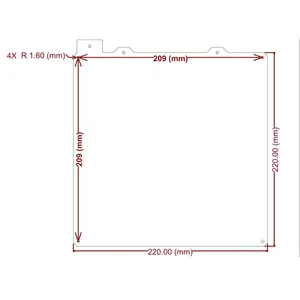3D Printer Magnetic Heated Bed Heat Conductivity 24V 3D Printer Parts for Prusa i3 Anet @M23 10 item image