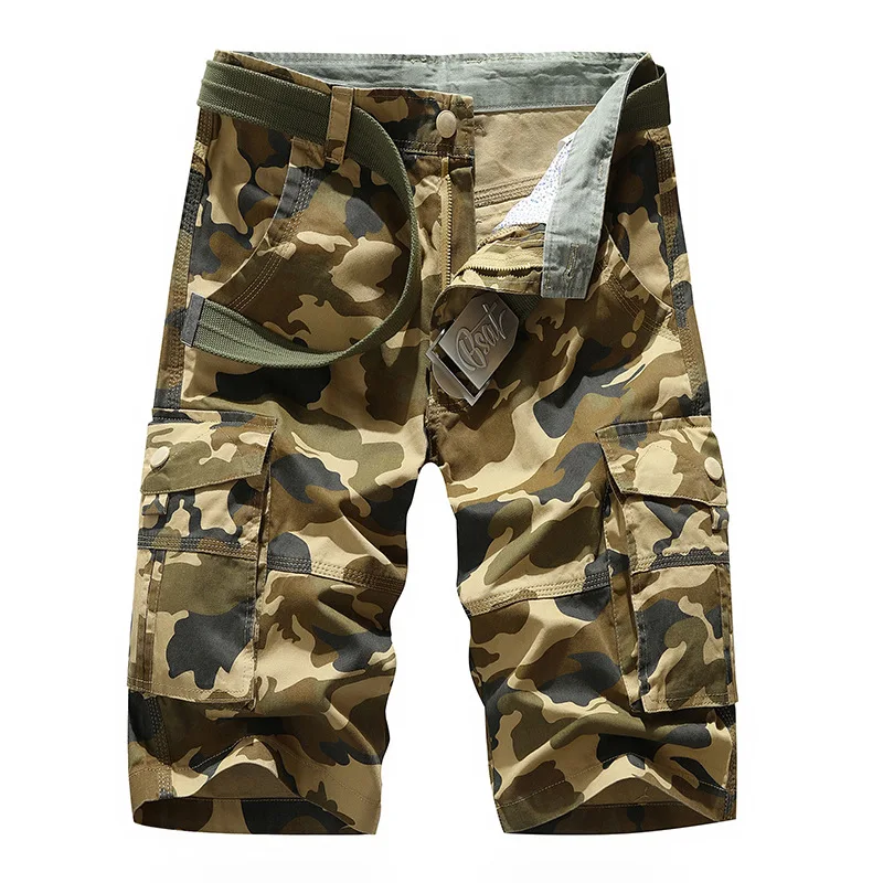 

2021 Summer Work Clothes Men's Camouflage Shorts Men's Loose Large Shorts Sports Casual Shorts Men's Wear