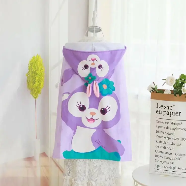 Мультфильм Япония Медведь Даффи stellalou Rabbit ShellieMay печенья собака детское махровое полотенце халат одеяло пляжный Халат