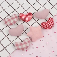 20pcslot cartoon heart and star doll hair decoration for hair cloth and shoes