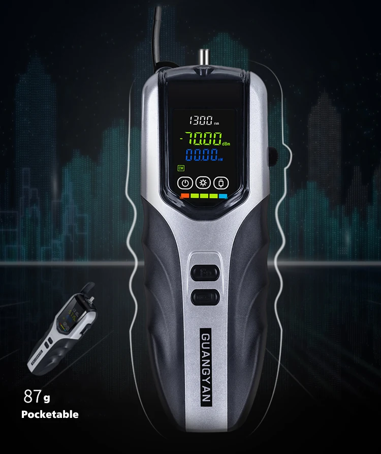 Оптический измеритель мощности OPM оптический лазерный для волокна SM и MM 7 волн