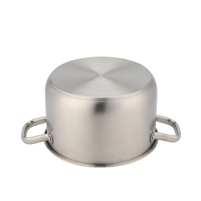 

OVERSEA STOCK 6 Set Thicken Stainless Steel Stock Pot Induction Cooker Pot Cookware Frying Pan With Glass Cover Kitchen Tool HWC